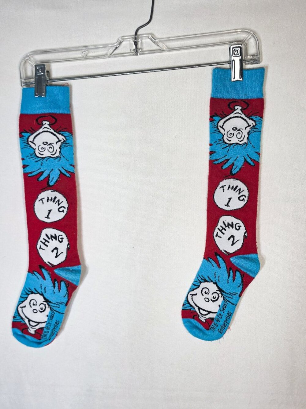 Dr Suess Thing 1 & 2 Socks